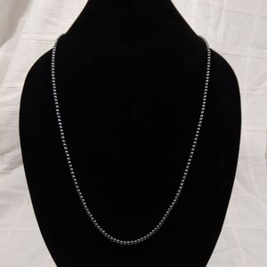 32" Hematite Necklace